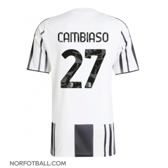 Billige Fotballdrakt Juventus Andrea Cambiaso #27 Replika Hjemmedrakt 2025-26 Kortermet